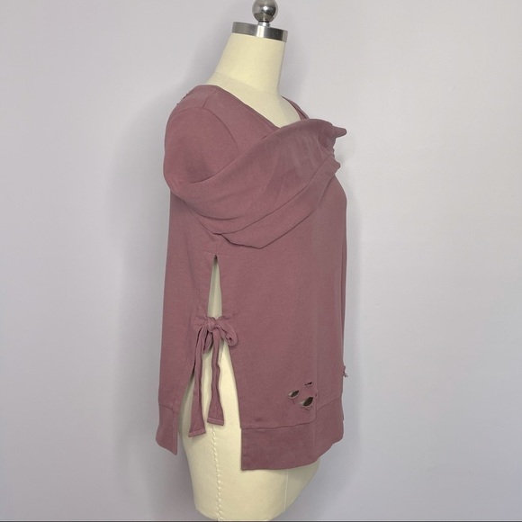 Romeo + Juliet Couture Distressed Sweatshirt M - Picture 8 of 13